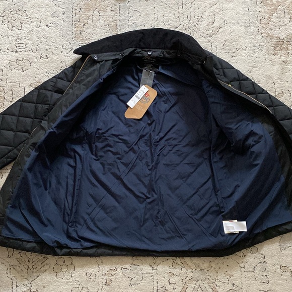 J. Crew Black Quilted Jacket, size MP - Picture 6 of 11